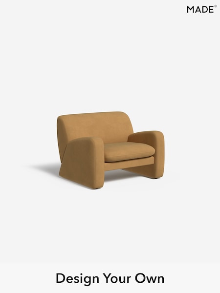 Matt Velvet Easy Clean/Caramel Natural Romana By Made (H39565) | £799