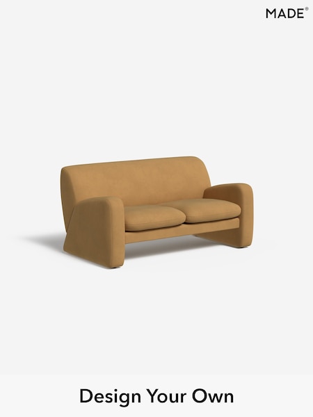 Matt Velvet Easy Clean/Caramel Natural Romana By Made (H39565) | £999