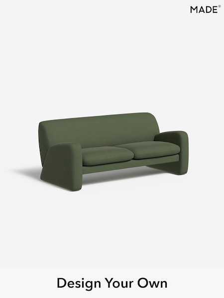 Made Weave/Dark Moss Green Romana By Made (H39571) | £1,175