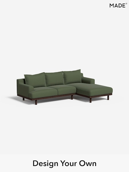 Made Weave/Dark Moss Green Turin By Made (H39573) | £2,099