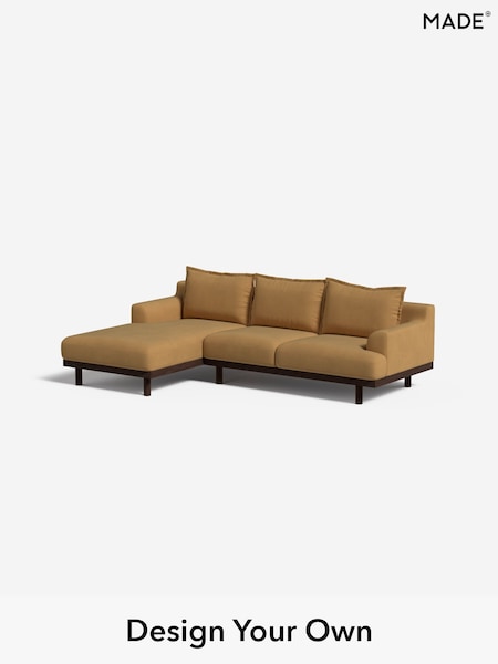 Matt Velvet Easy Clean/Caramel Natural Turin By Made (H39576) | £1,999