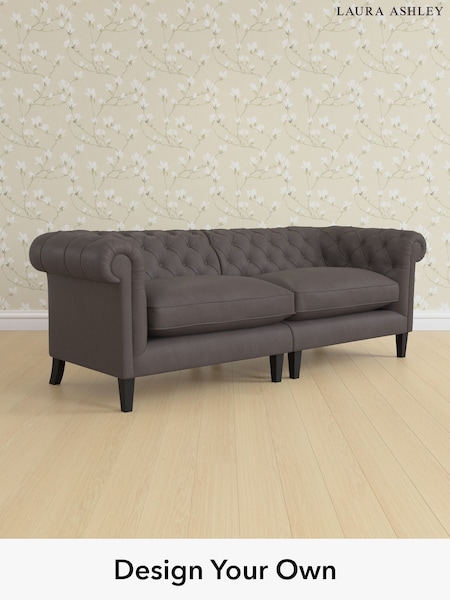 Bronington Leather/Pewter Grey Penarth Leather By Laura Ashley (H39586) | £3,100