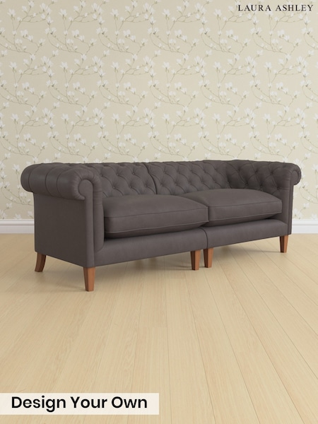 Bronington Leather/Pewter Grey Penarth Leather By Laura Ashley (H39586) | £3,100