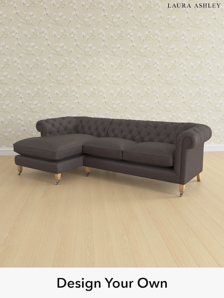 Bronington Leather/Pewter Grey Penarth Leather By Laura Ashley (H39586) | £4,075