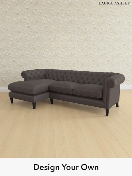 Bronington Leather/Pewter Grey Penarth Leather By Laura Ashley (H39586) | £4,075