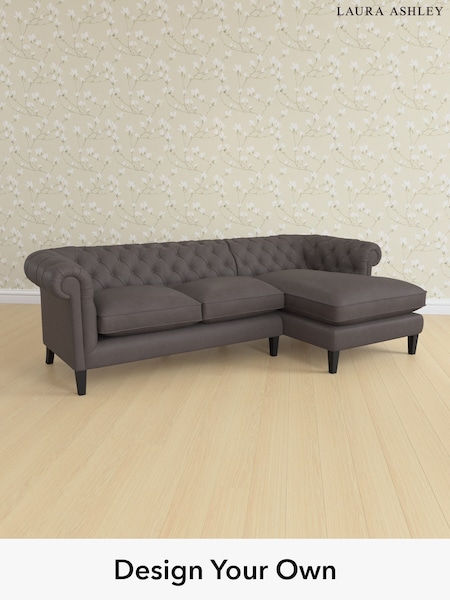 Bronington Leather/Pewter Grey Penarth Leather By Laura Ashley (H39586) | £4,075