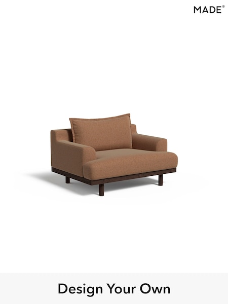 Soft Chenille Easy Clean/Dark Caramel Natural Turin By Made (H39594) | £850