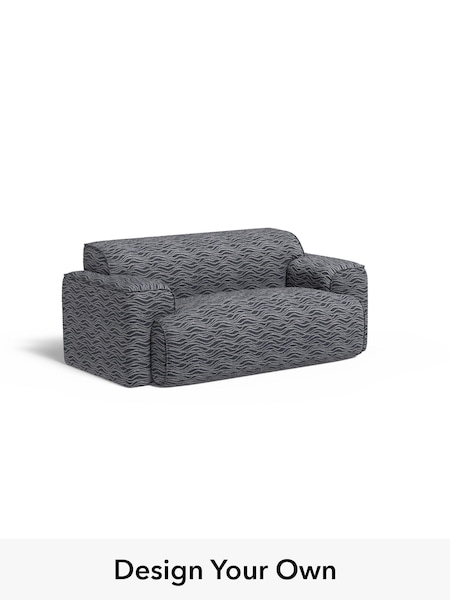 Textured Wave Boucle/Dark Ink Blue Avalon By Made (H39628) | £1,099