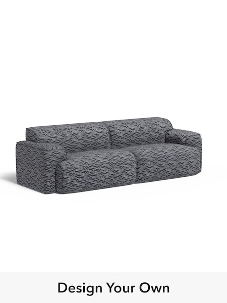 Textured Wave Boucle/Dark Ink Blue Avalon By Made (H39628) | £1,550