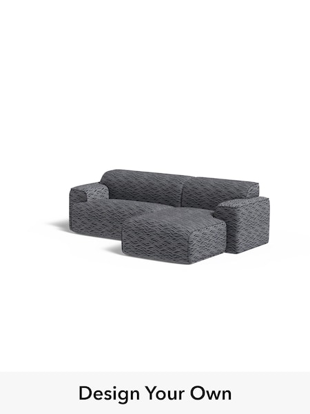 Textured Wave Boucle/Dark Ink Blue Avalon By Made (H39628) | £1,799