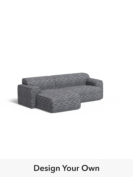 Textured Wave Boucle/Dark Ink Blue Avalon By Made (H39628) | £1,799