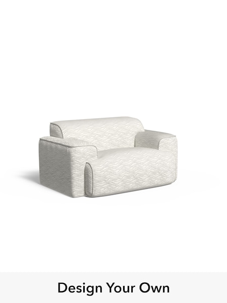 Textured Wave Boucle/Soft White Avalon By Made (H39629) | £950
