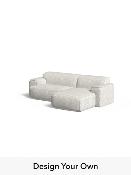 Textured Wave Boucle/Soft White Avalon By Made (H39629) | £1,799