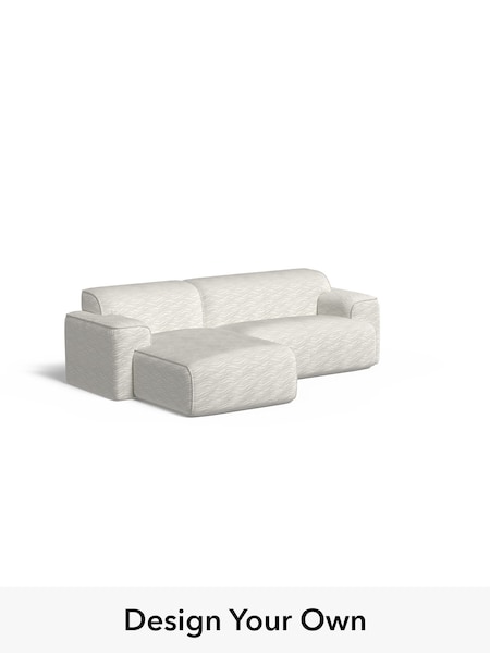 Textured Wave Boucle/Soft White Avalon By Made (H39629) | £1,799