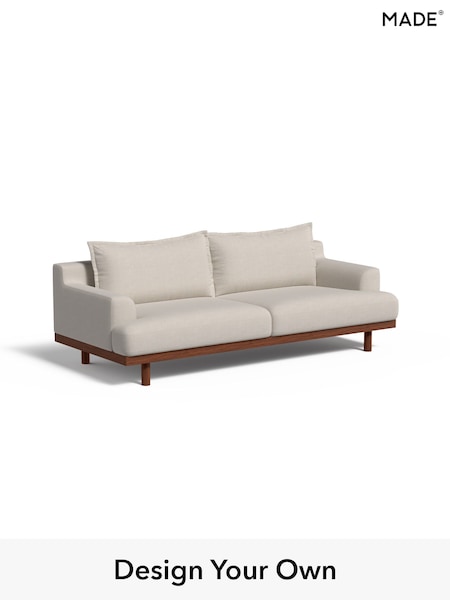 Textured Woven/Silver Grey Turin By Made (H39635) | £1,325
