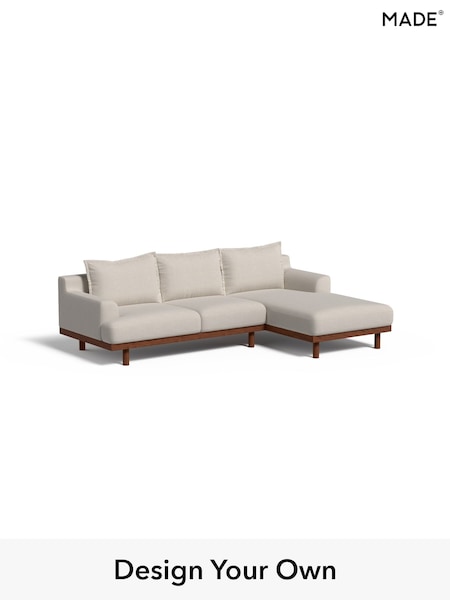 Textured Woven/Silver Grey Turin By Made (H39635) | £2,099