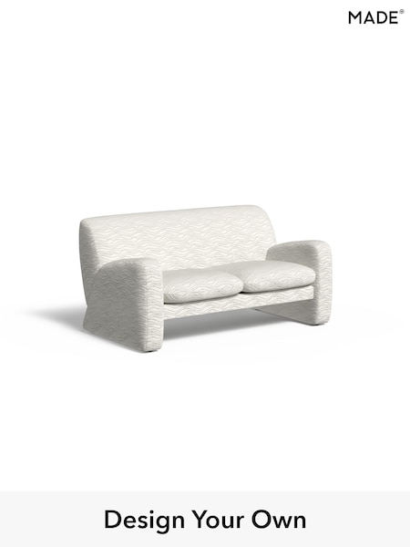 Textured Wave Boucle/Soft White Romana By Made (H39637) | £1,150