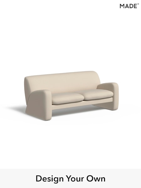 Textured Woven/Natural Romana By Made (H39642) | £1,175
