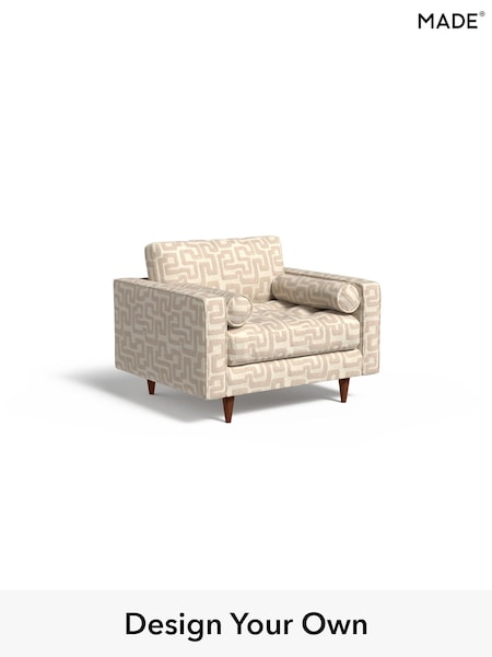 Clyde Abstract/Light Oatmeal Natural Scott By Made (H39662) | £875