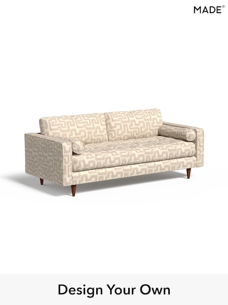 Clyde Abstract/Light Oatmeal Natural Scott By Made (H39662) | £1,175