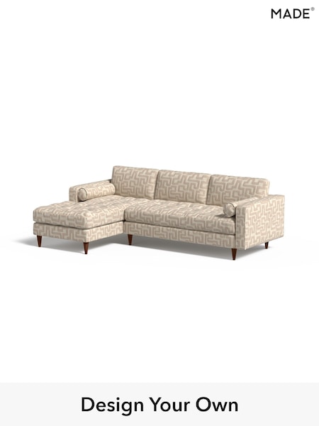 Clyde Abstract/Light Oatmeal Natural Scott By Made (H39662) | £1,875