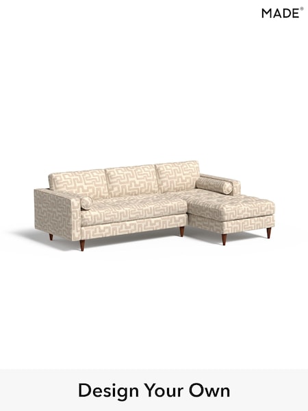 Clyde Abstract/Light Oatmeal Natural Scott By Made (H39662) | £1,875