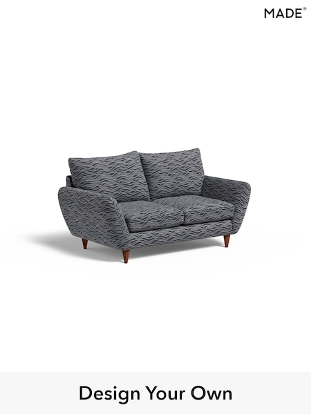 Textured Wave Boucle/Dark Ink Blue Tinsley By Made (H39664) | £950