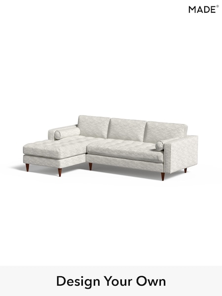 Textured Wave Boucle/Soft White Scott By Made (H39665) | £1,975