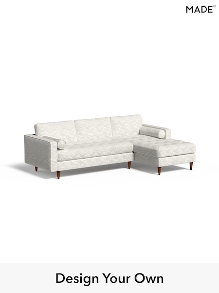 Textured Wave Boucle/Soft White Scott By Made (H39665) | £1,975