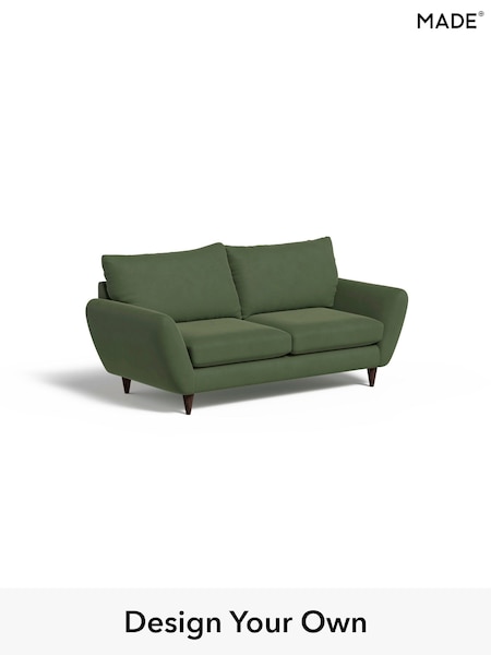 Matt Velvet Easy Clean/Grass Green Tinsley By Made (H39666) | £899