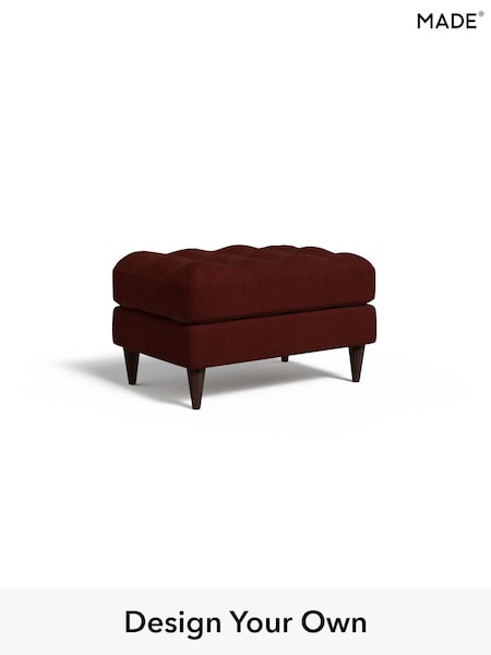 Matt Velvet Easy Clean/Rust Red Scott By Made (H39667) | £350