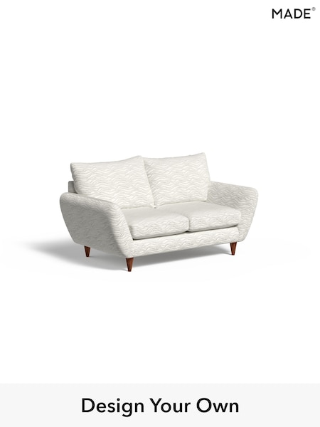 Textured Wave Boucle/Soft White Tinsley By Made (H39677) | £950