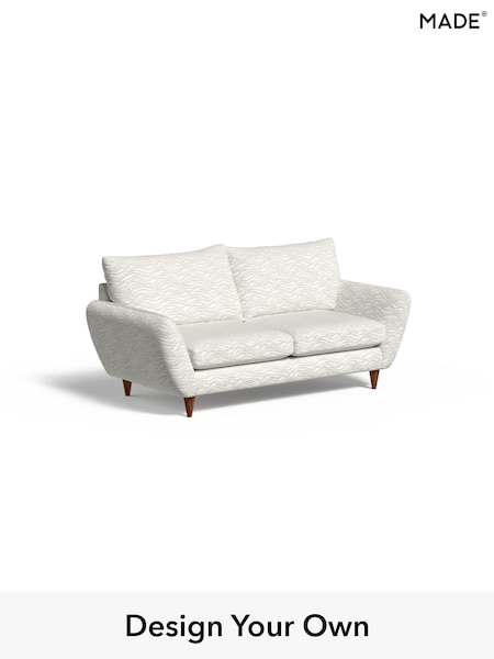 Textured Wave Boucle/Soft White Tinsley By Made (H39677) | £1,050