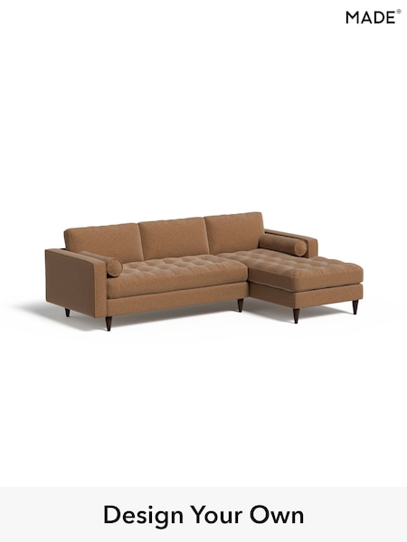 Soft Touch Boucle/Caramel Natural Scott By Made (H39680) | £1,775