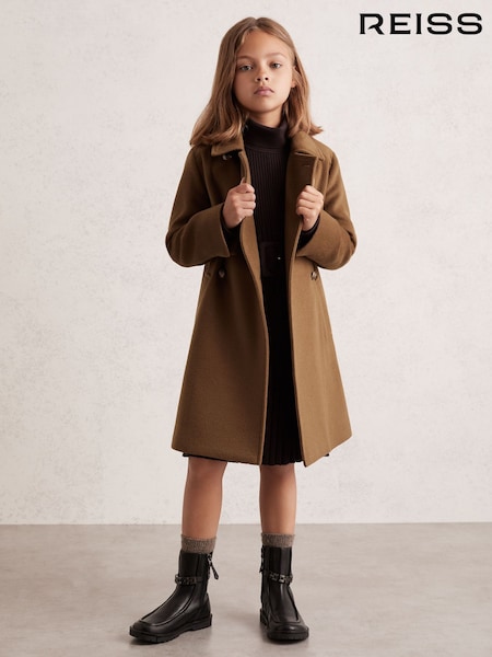 Reiss Camel Mabel Coat (H39711) | £108