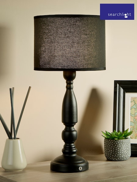 Searchlight Black Lumin Arc Table Lamp (H39712) | £22