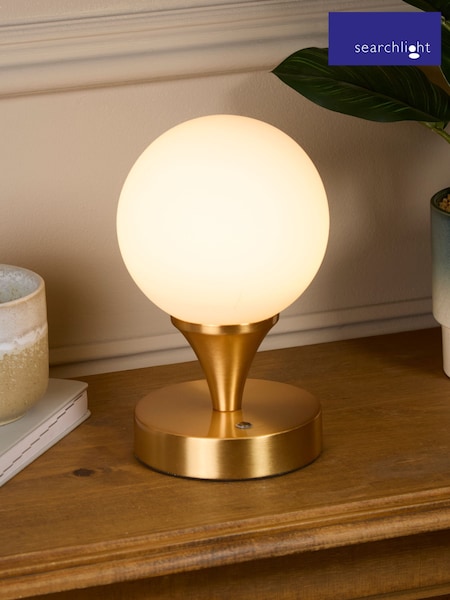 Searchlight Gold Lumière Globe Table Lamp (H39715) | £23