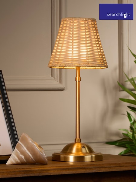 Searchlight Gold Rustica Table Lamp (H39723) | £27