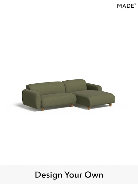Textured Woven/Meadow Green Diego By Made (H39741) | £1,599