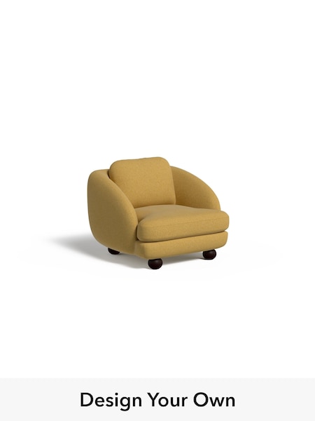 Textured Woven/Warm Ochre Madris By Made (H39746) | £950
