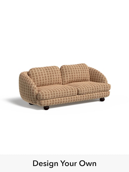 Cale Check/Dark Sand Natural Madris By Made (H39753) | £1,475