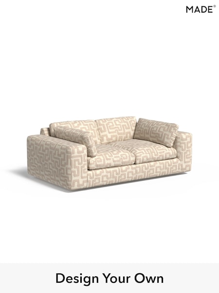 Clyde Abstract/Light Oatmeal Natural Alec By Made (H39758) | £1,299