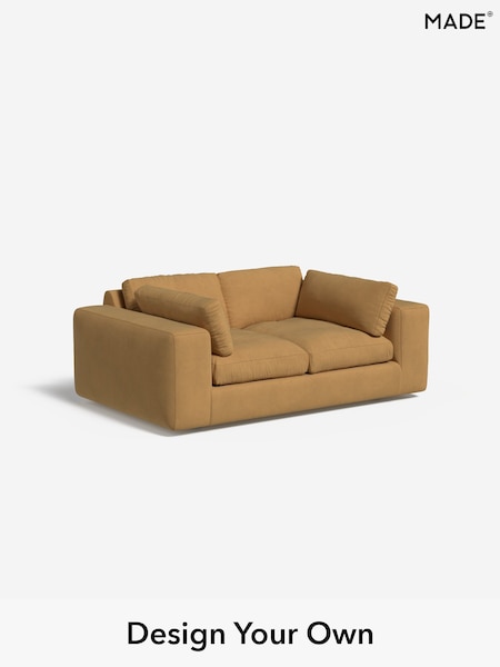 Matt Velvet Easy Clean/Caramel Natural Alec By Made (H39776) | £1,425