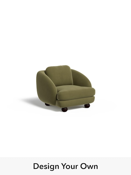 Matt Velvet Easy Clean/Fern Green Madris By Made (H39783) | £899