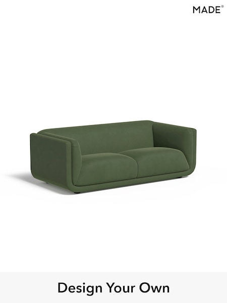 Matt Velvet Easy Clean/Grass Green Jadis By Made (H39799) | £1,299