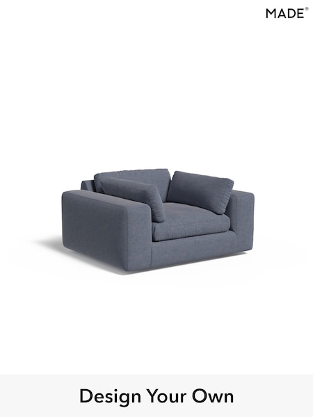 Soft Chenille Easy Clean/Denim Blue Alec By Made (H39805) | £999