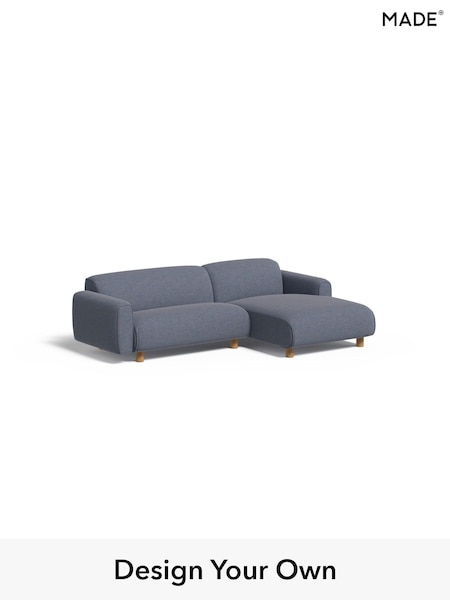 Soft Chenille Easy Clean/Denim Blue Diego By Made (H39817) | £1,599