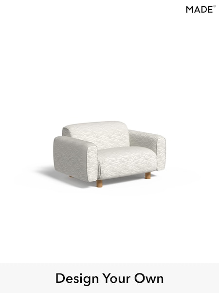 Textured Wave Boucle/Soft White Diego By Made (H39827) | £850