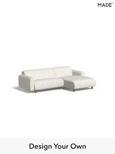 Textured Wave Boucle/Soft White Diego By Made (H39827) | £1,699