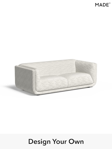 Textured Wave Boucle/Soft White Jadis By Made (H39833) | £1,450